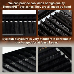 Cashmere Soft Curling Cluster Lashes 8-15mm Mix Volume CC D DD 0.05 C for Salon