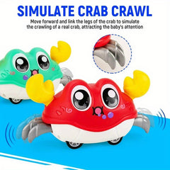 Crawling Crab Tummy Time Toy Set for Kids