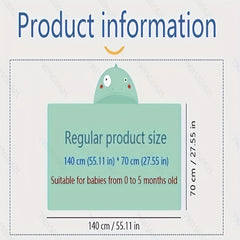 Newborn Baby Monkey Pattern Bath Towel