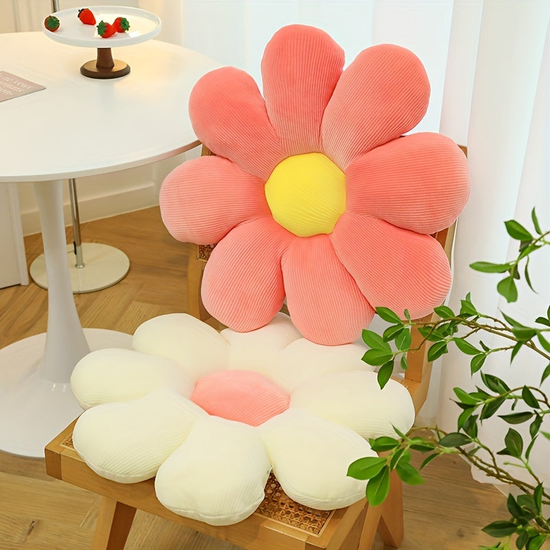 Soft Flower Pattern Pillow Cushion for Home Decor