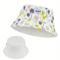 Unisex Reversible Cotton Bucket Hats for Summer Travel Beach