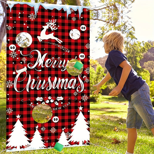 Christmas Party Sandbag Throwing Game Decoration