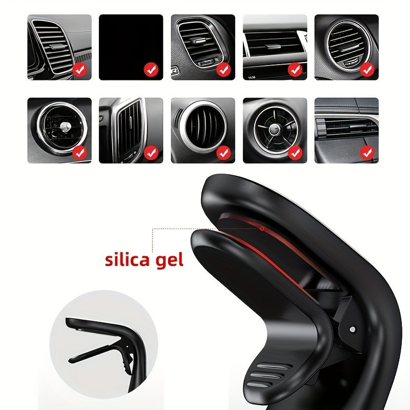 Car Phone Bracket Air Outlet Clip Magnetic Navigation Holder