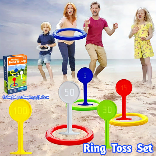 Outdoor Throwing Rings Game Set for Kids & Adults