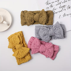 Bow Headbands Soft Hair Accessories For Baby Girls Kids
