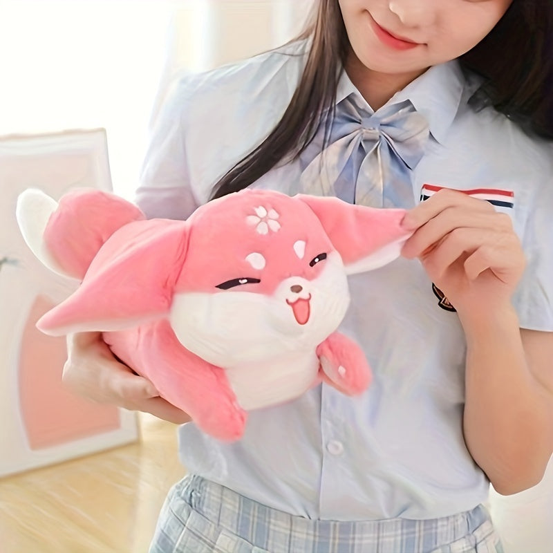 Sakura Fox Plush Toy Soft Stuffed Animal Cuddle Doll