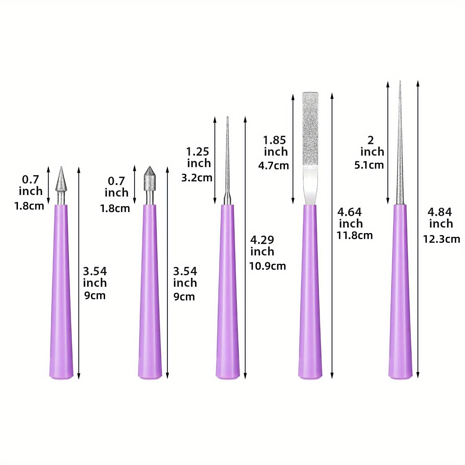 Diamond File Cutter Set for Jewelry Making Enlarge Beading Holes