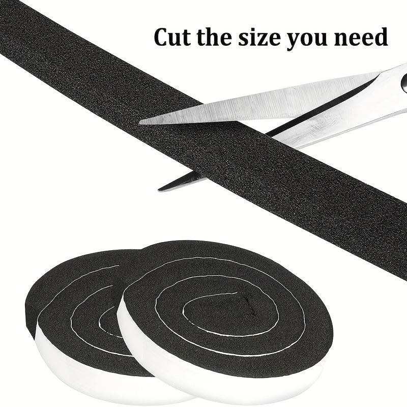 Home Sponge Soundproof Insulation Tape Weather Stripping Door Seal Strip