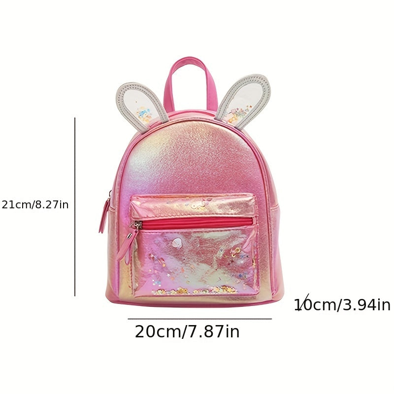 Rabbit Ear Double Shoulder Backpack Leisure Bag