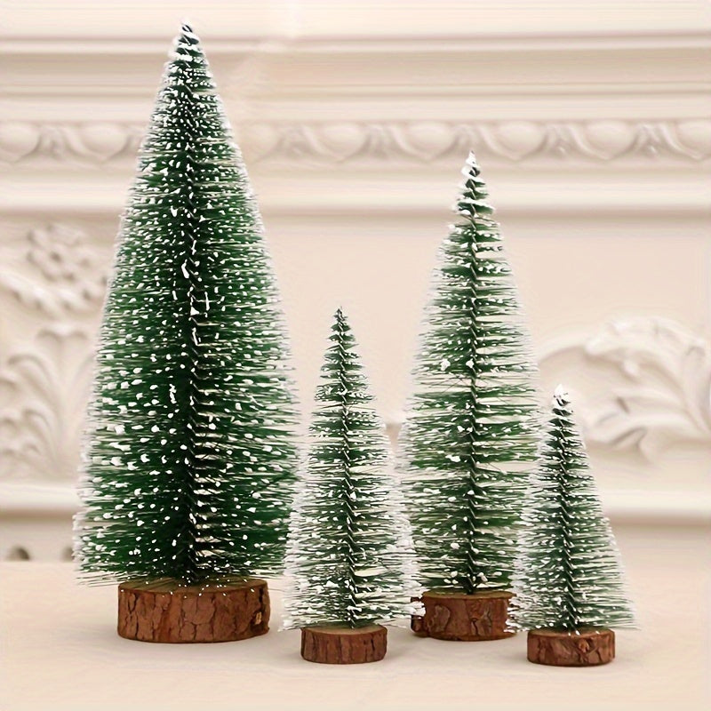 Mini Christmas Tree Cedar Tabletop Small Christmas Tree Desktop Window Swing