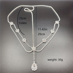 Crystal Pendant Head Chain Bridal Wedding Hair Accessories