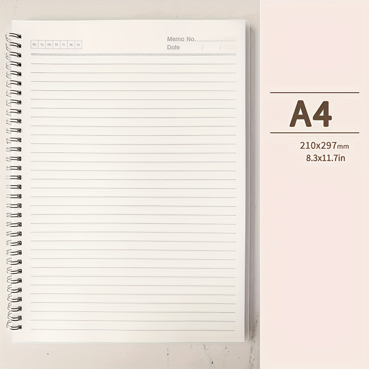 Thickened A5/B5/A4 Horizontal Line Notebook
