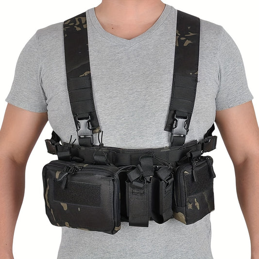 Chest Rig Bag Camouflage Vest with Pocket