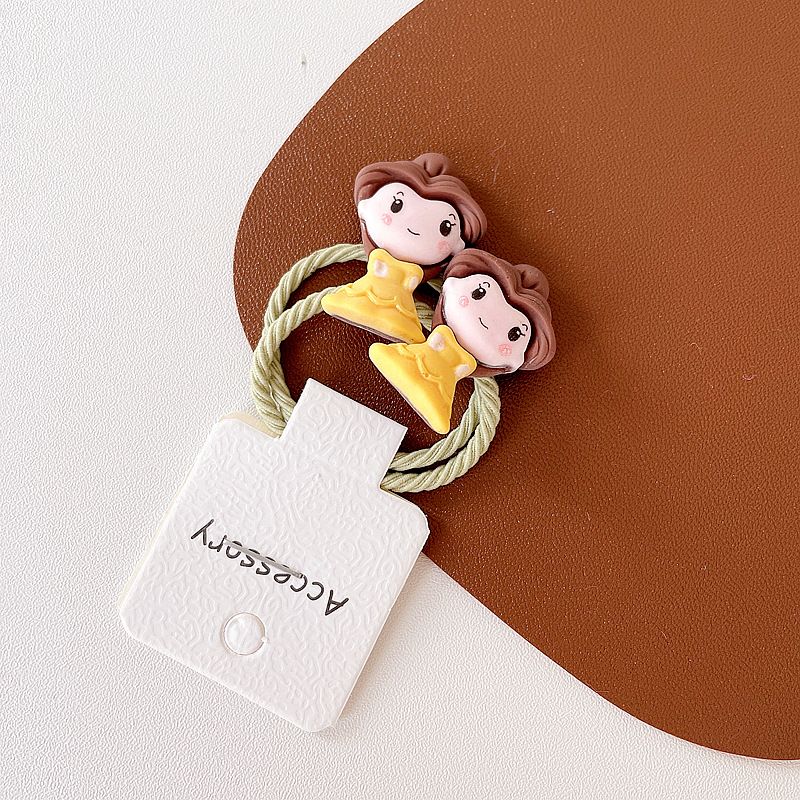 Cartoon Princess Hair Ties - Cute Hair Accessories for Girls