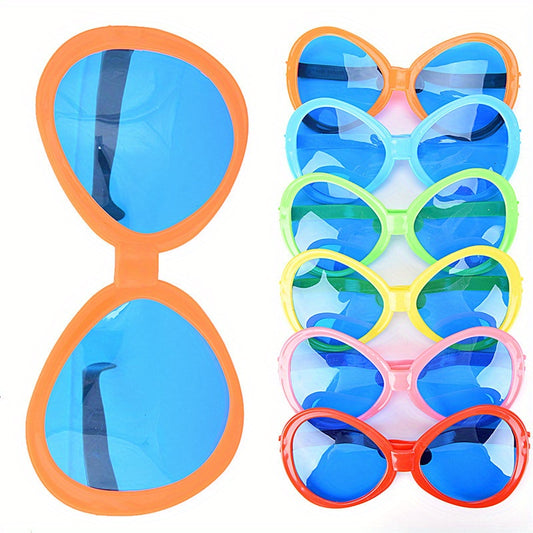 Oval Funny Sunglasses for Adults Kids Decorative Costume Party Accessory