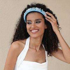 Baroque Rhinestone Faux Pearl Headband Hair Accessories Hair Band