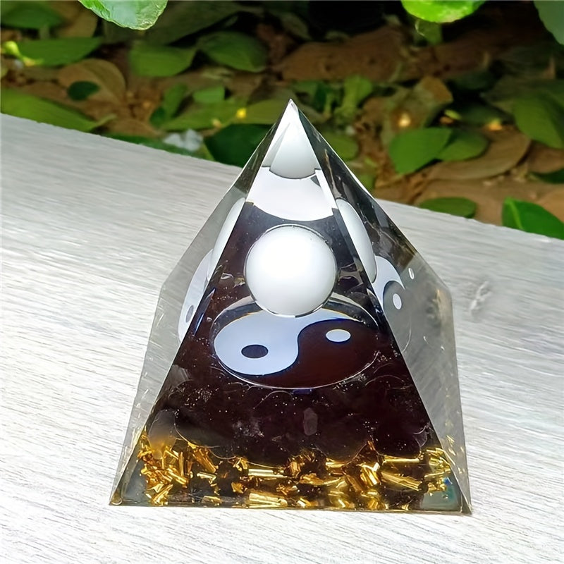 Natural Crystal Stone Pyramid Healing Energy Reiki Chakra Meditation