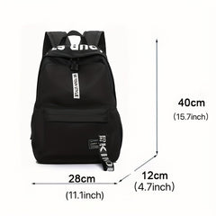 Junior High School Canvas Backpack for Outdoor Travel