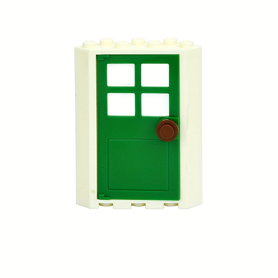 5pcs Transparent Corner Door Building Blocks Toy Compatible with 28327