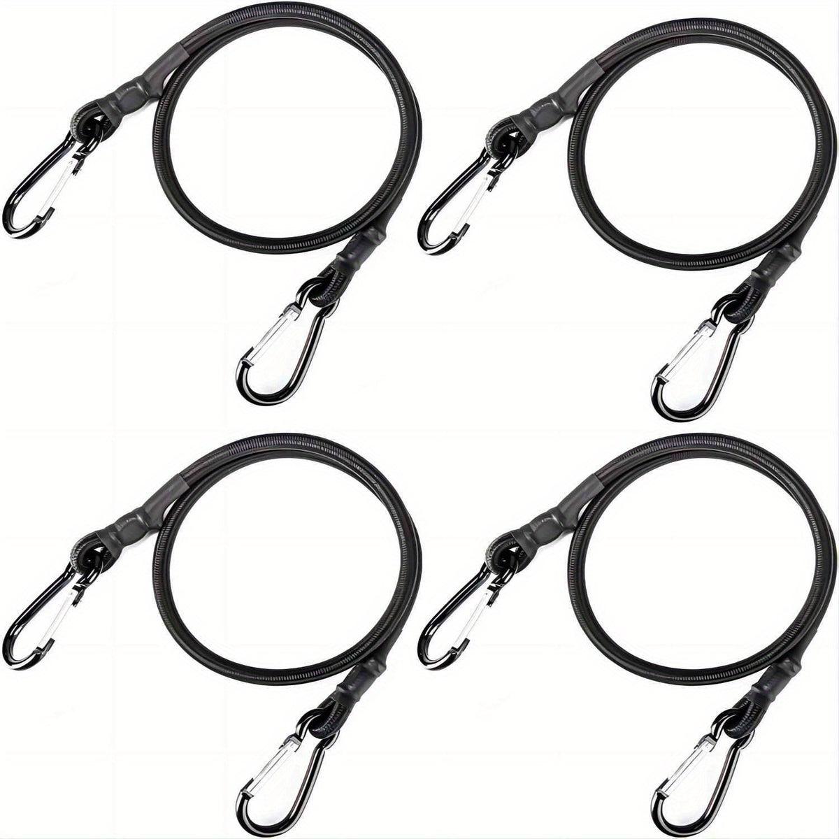 4pcs 24 Inch Bungee Cord Straps Heavy Duty Strong Bungee Cord Sturdy