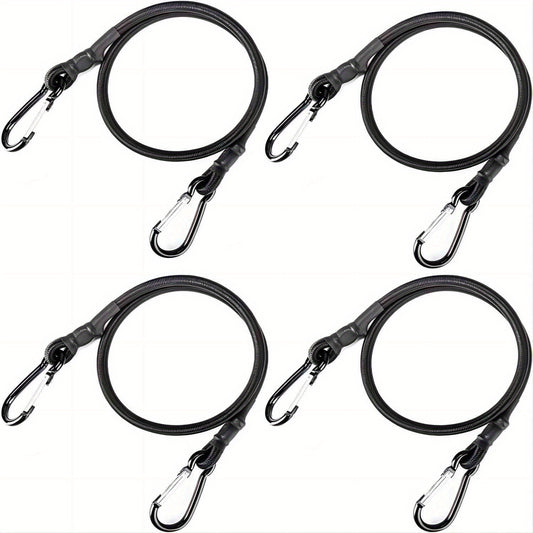 4pcs 24 Inch Bungee Cord Straps Heavy Duty Strong Bungee Cord Sturdy