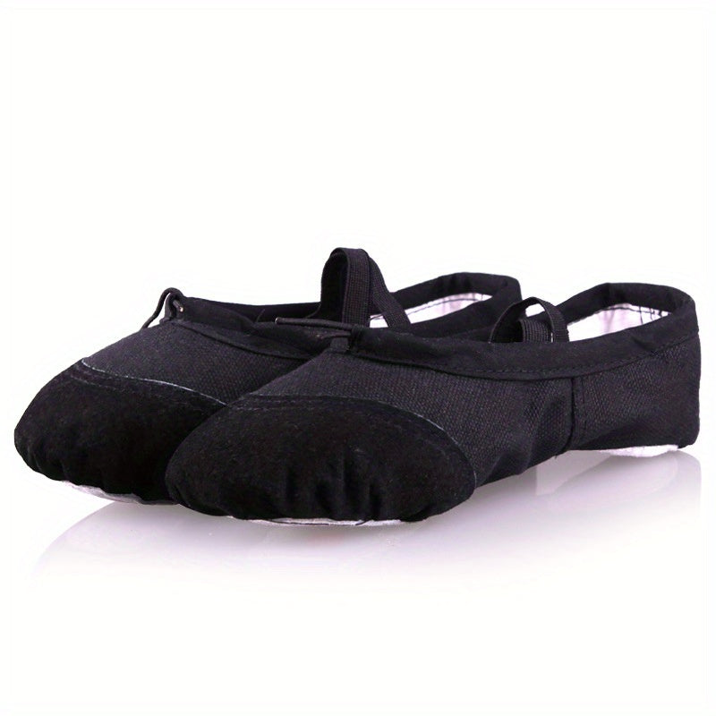 Girls' Split Sole Ballet Shoes - Ideal for Gymnastics and Dance