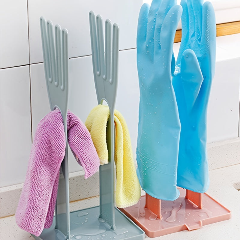 Gloves Drying Rack and Rag Rack Countertop Draining Rack