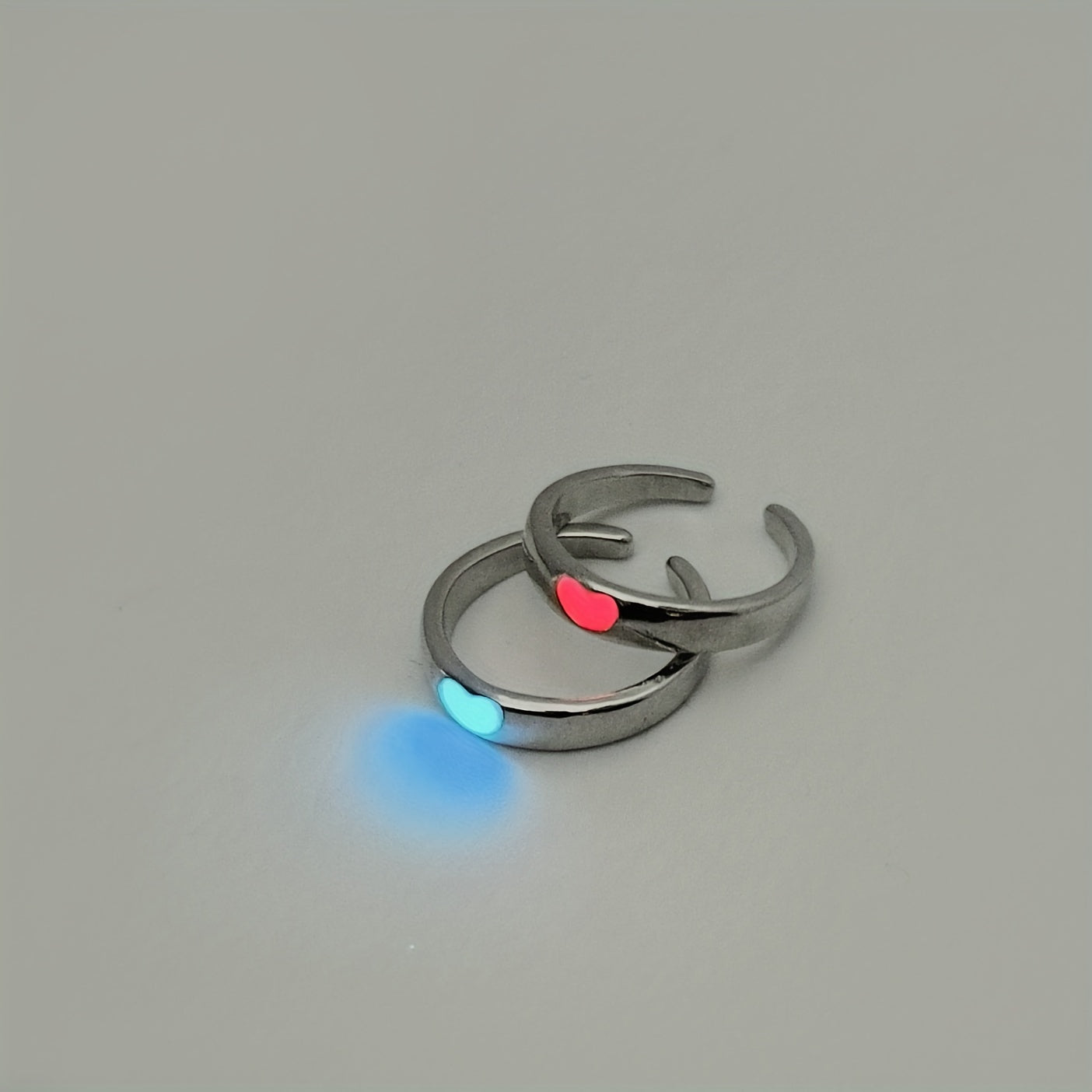 Luminous Ring Live Mouth Adjustable Unisex Ring