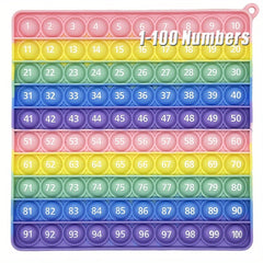 Legendstar 1 100 Numbers Counting Math Games Colorful Silicone Bubble Fidget Toy