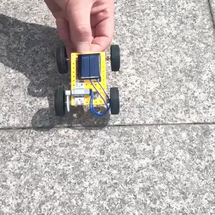 DIY Mini Solar Car Kit - Science Experiment Toy