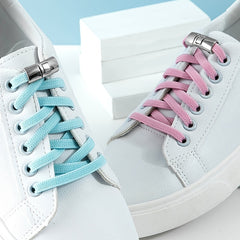 No-Screw Installation Widened Buckle Elastic Laces for Sneakers