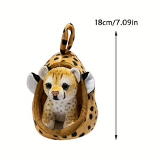 Adorable Mixed Animal Nest Plush Toy Soft Polyester Stuffed Animal Gift