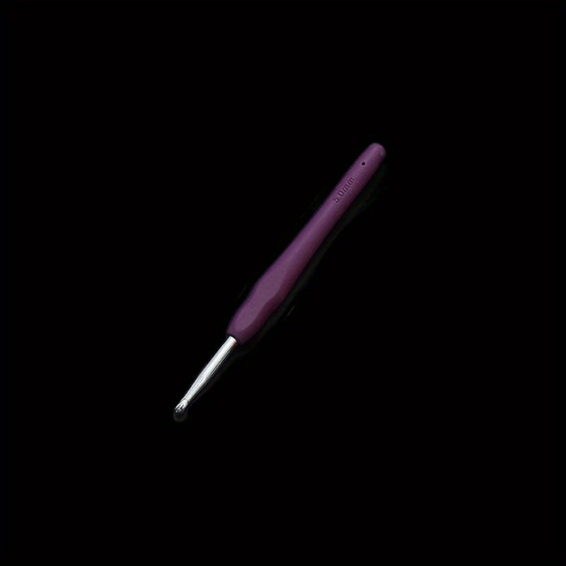 1pc Multicolor Handle Crochet Hook 2-10mm Knitting Tool for Handwork Hobby Craft