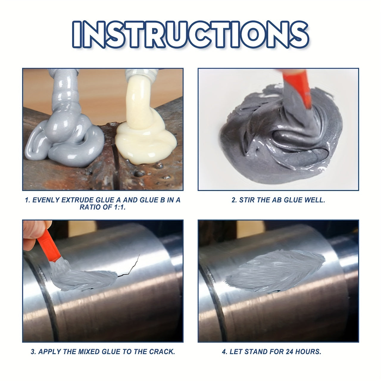 High Strength Metal Repair Adhesive 50G
