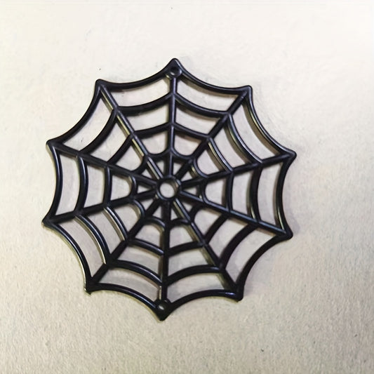 10pcs Glow-in-the-Dark Spider Webs - Halloween Prank Props & Decor