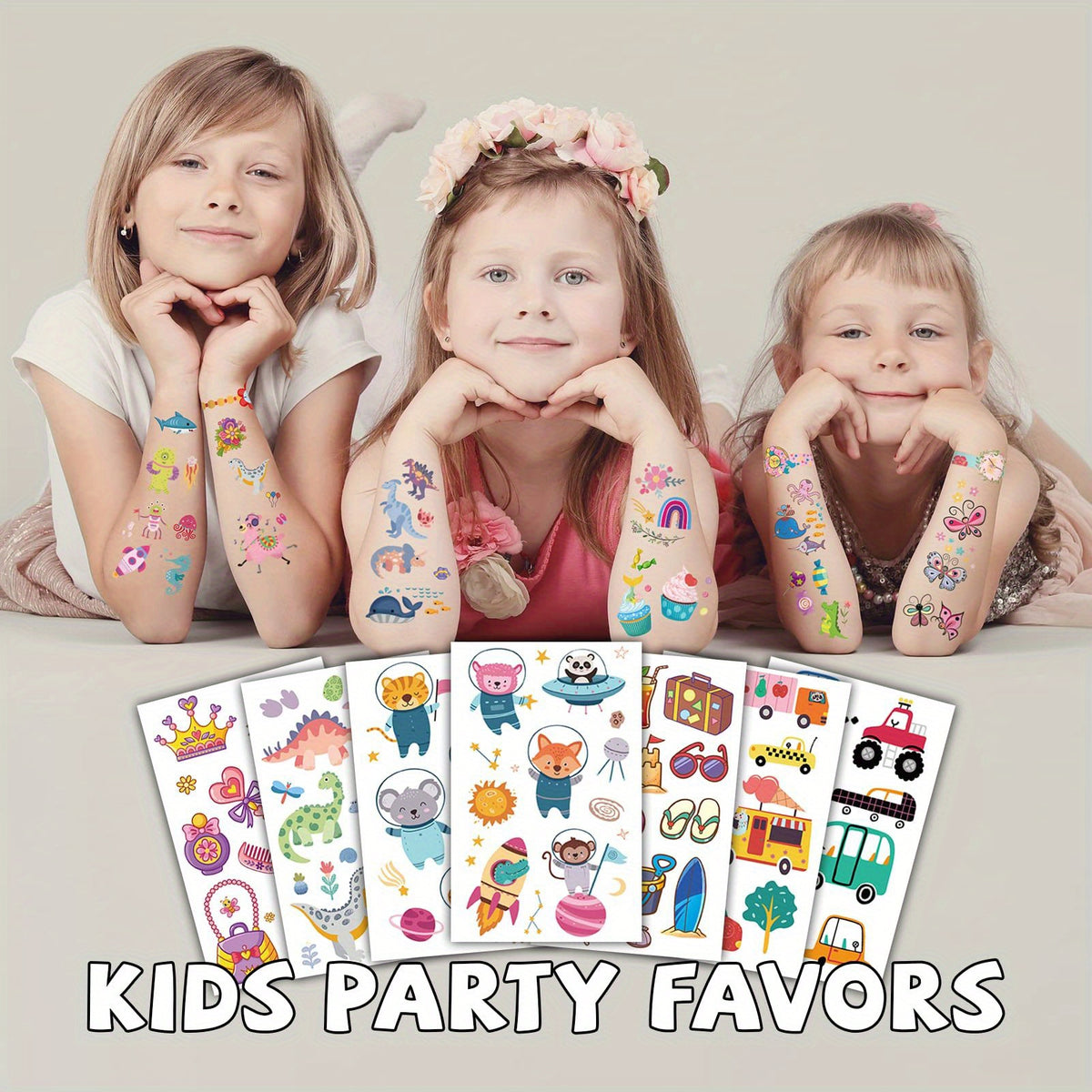 2100 Styles 168 Sheets Temporary Tattoos For Kids