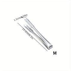 Stainless Steel Ice Cube Clamp for Bartenders and Home Use