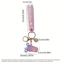 Candy Ice Cream Cup Keychain Cartoon Keyring Car Pendant