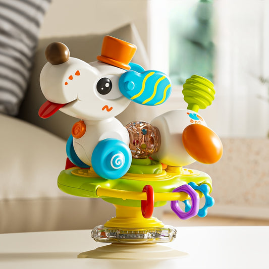 Colorful Suction Cup Spinner Toy Fun Animal Theme Rotator for Windows & Bathtubs