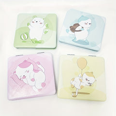 Cat Pattern Makeup Mirror Mini Compact Portable Pocket Mirror