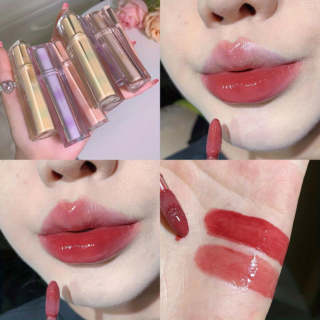 Dewy Lip Gloss Ice Tea Tone Lip Balm Nourishing Lip Glaze