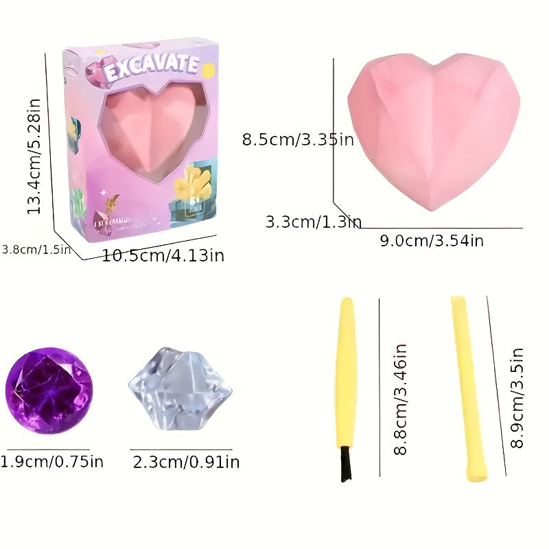 DIY Gem Digging Kit Educational Craft Toys for Boys And Girls