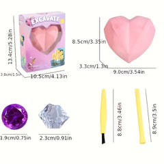 DIY Gem Digging Kit Educational Craft Toys for Boys And Girls