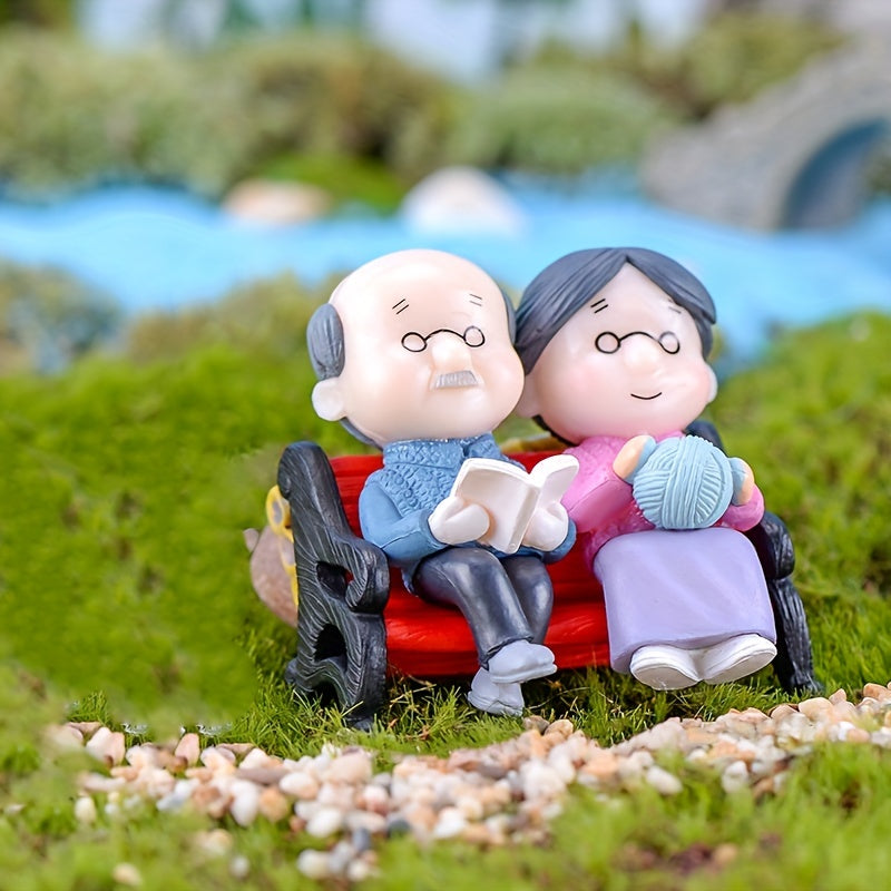 Chair Love Couple Art Decor for Outdoor Holiday Summer Theme Home Garden