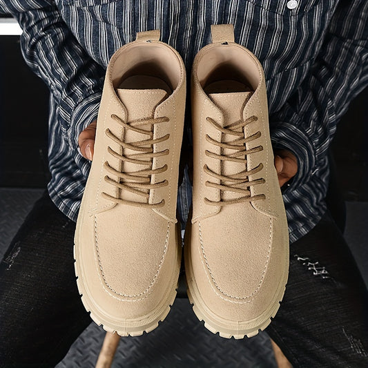 Men's Lace-up Ankle Boots Casual Walking Shoes