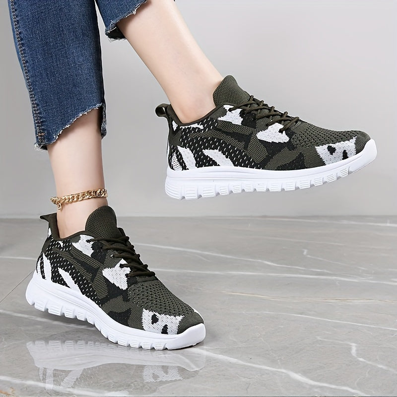 Camouflage Running Shoes Non-slip Lightweight Breathable Outdoor Sport