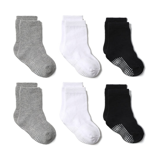 6 Pairs Non Slip Warm Ankle Socks for Baby Toddler