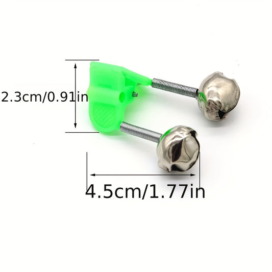5pcs Sea Rod Plastic Alarm Bell Clip Fishing Bite Indicators