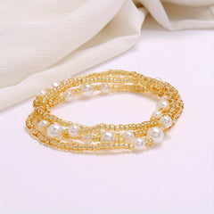Boho Layer Waist Chain Decorative Belly Chain For Women