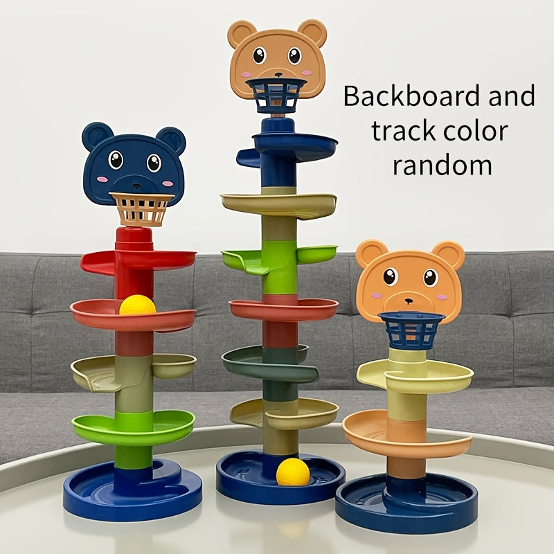 Children's Stacked Shooting Track Rolling Ball Tower